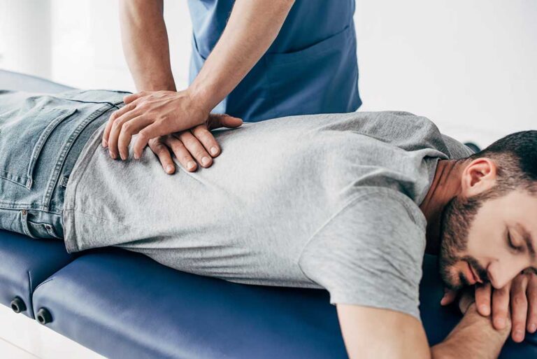 Chiropractic photo from Adobe Stock